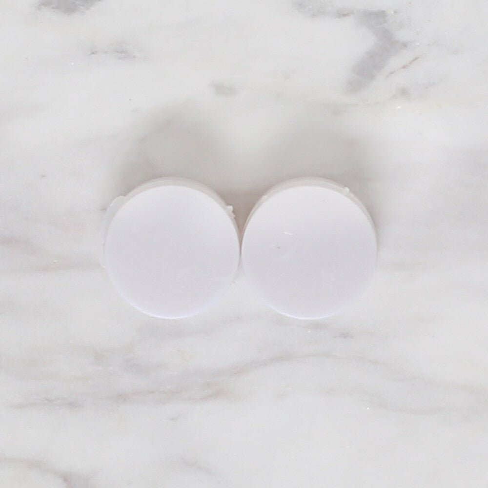 Loren Crafts 2'li 2 cm Beyaz Çıngırak